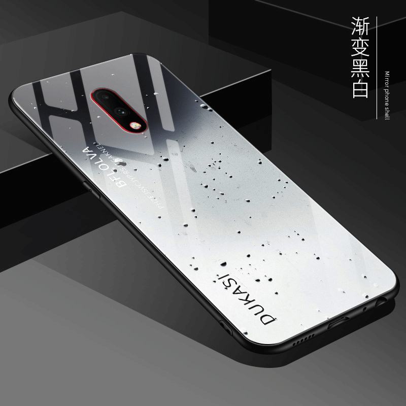 Oneplus 7 Etui Glas Anti-fald Lilla Trend