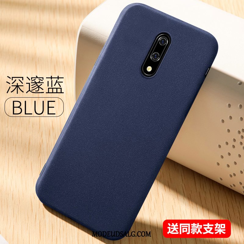 Oneplus 7 Etui Simple Cover Nubuck Udstrålende Anti-fald