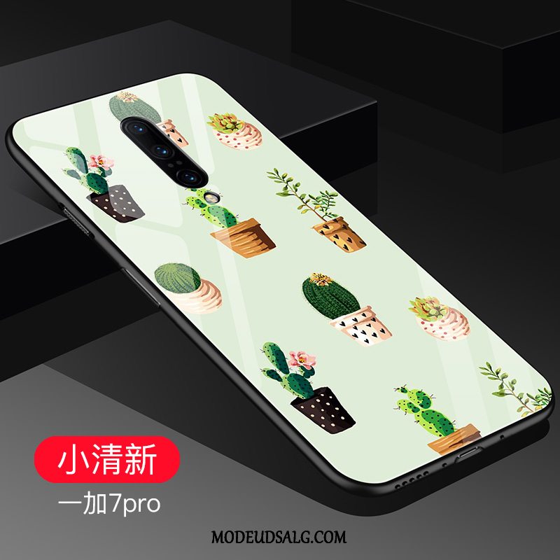 Oneplus 7 Pro Etui Beskyttelse Cover Spejl Silikone Tilpas