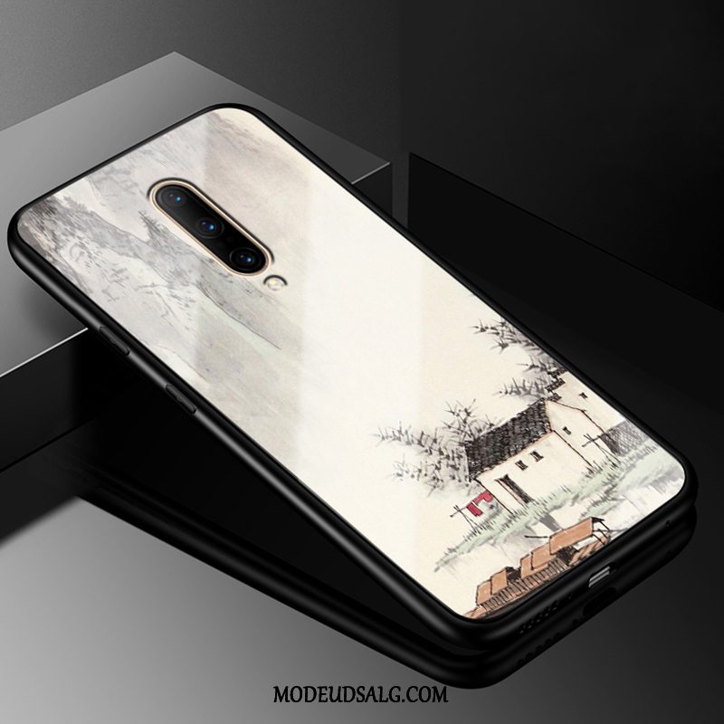 Oneplus 7 Pro Etui / Cover Af Personlighed Trendy Hærdet Glas Elskeren Alt Inklusive