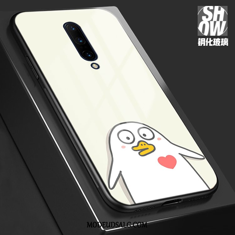 Oneplus 7 Pro Etui / Cover Glas Lille Sektion Tilpas And Ny