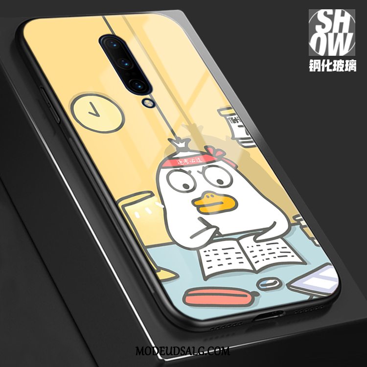 Oneplus 7 Pro Etui / Cover Glas Lille Sektion Tilpas And Ny