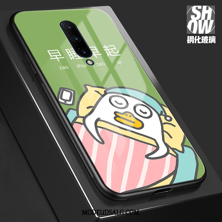 Oneplus 7 Pro Etui / Cover Glas Lille Sektion Tilpas And Ny