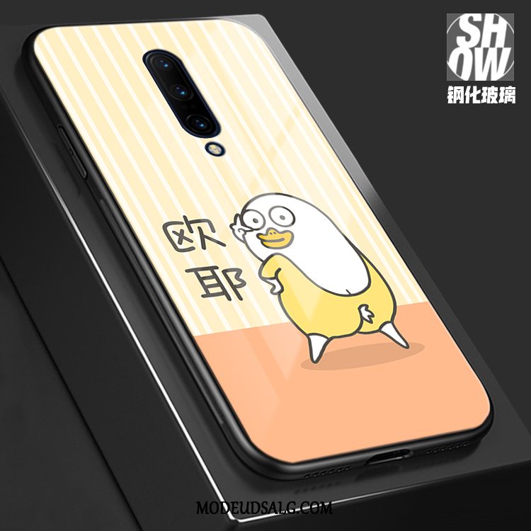 Oneplus 7 Pro Etui / Cover Glas Lille Sektion Tilpas And Ny