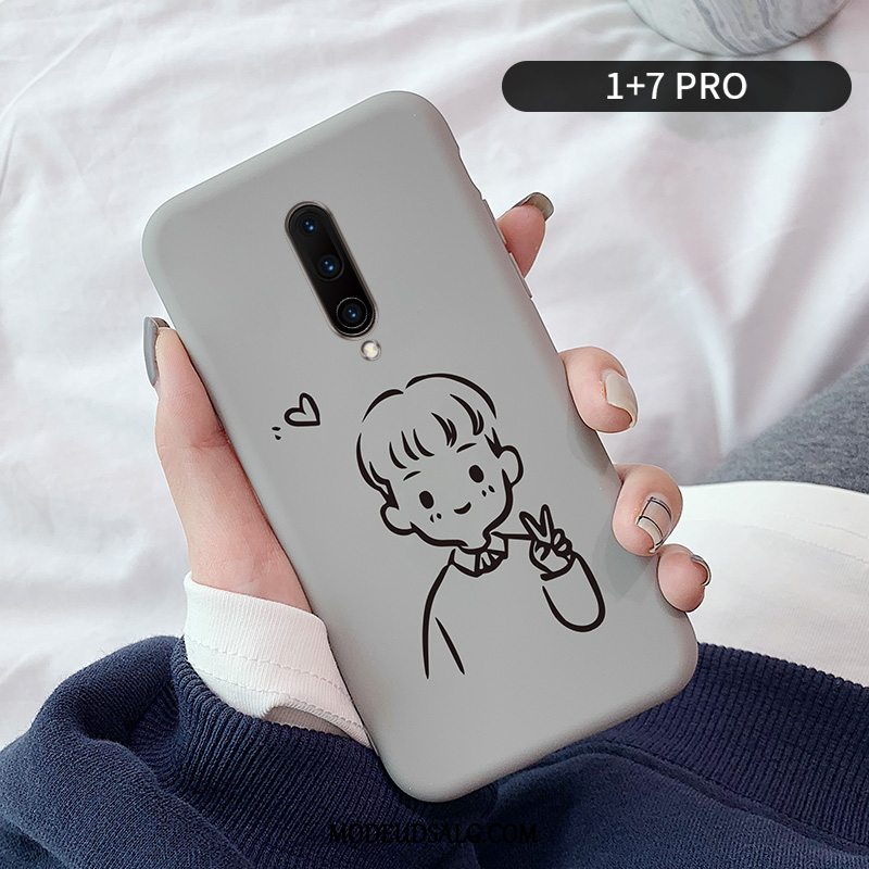 Oneplus 7 Pro Etui Kreativ Alt Inklusive Anti-fald Cartoon Af Personlighed