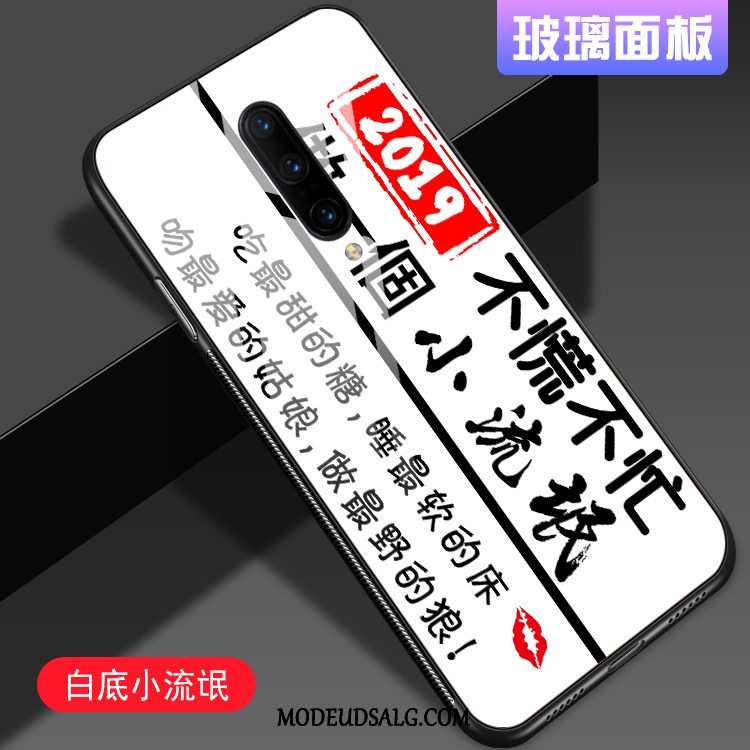 Oneplus 7 Pro Etui Kreativ Lille Sektion Sort Tilpas Cover