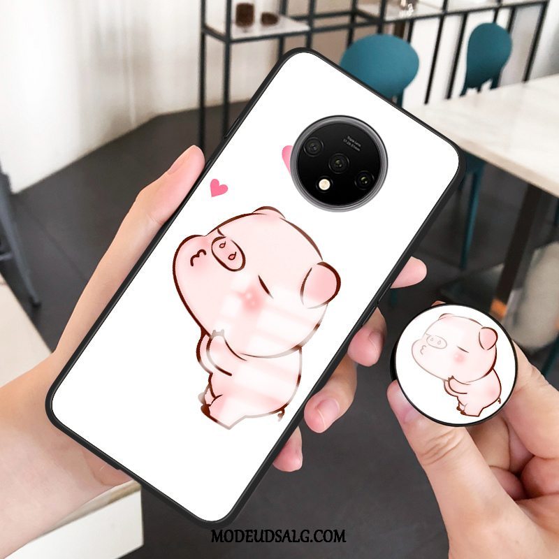 Oneplus 7t Etui / Cover Cartoon Af Personlighed Lyserød Beskyttelse