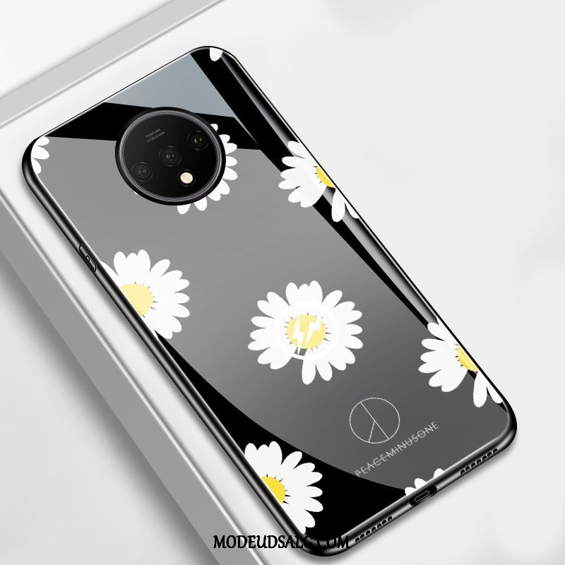 Oneplus 7t Etui / Cover Dragon Kreativ Blomster Glas