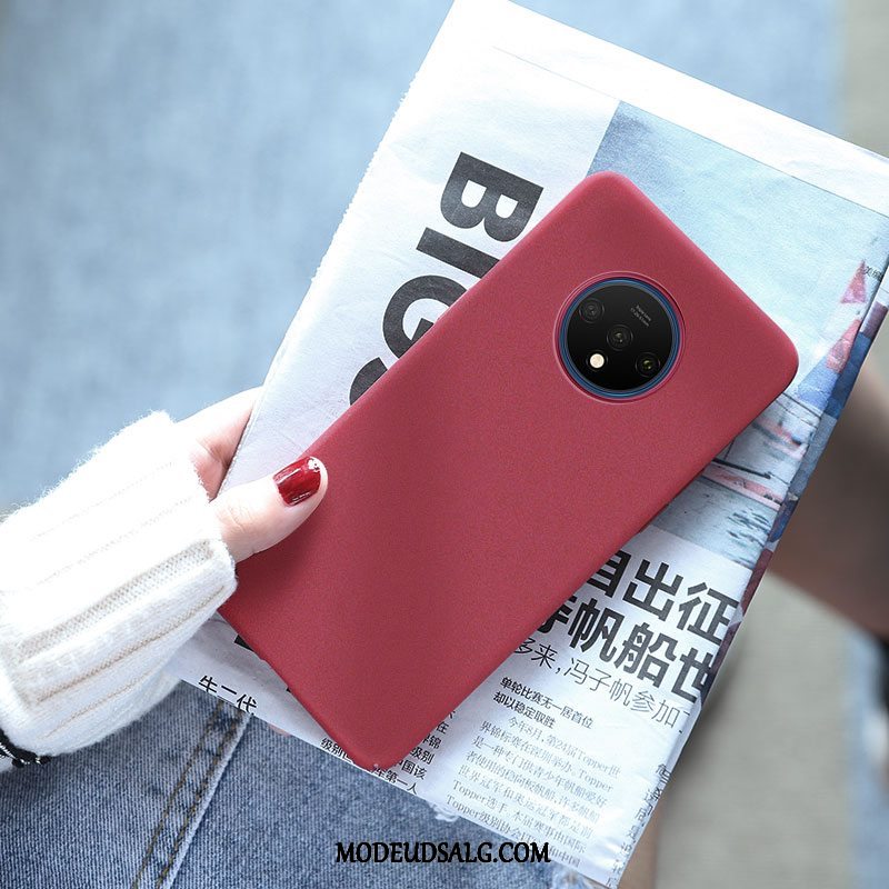 Oneplus 7t Etui / Cover Nubuck Hård Beskyttelse Alt Inklusive