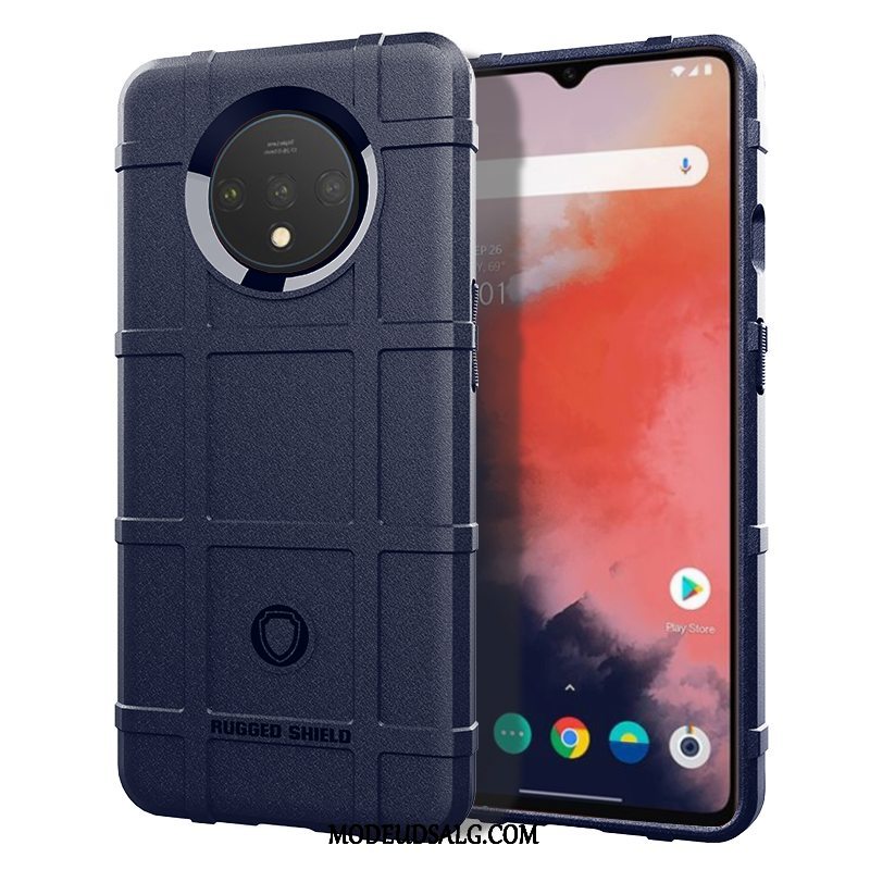 Oneplus 7t Etui / Cover Pu Blød Beskyttelse Gasbag Anti-fald