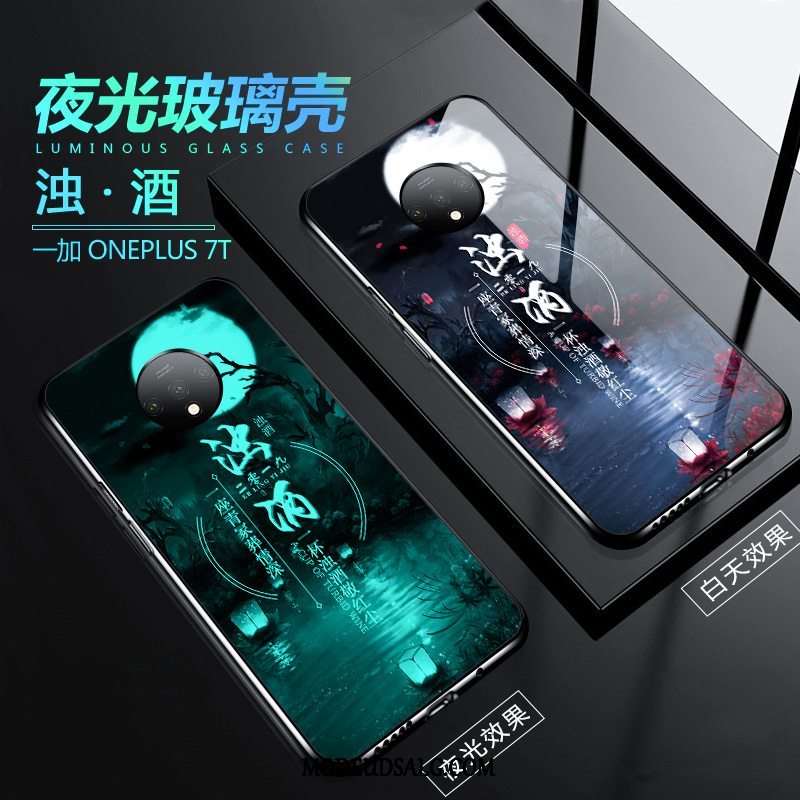 Oneplus 7t Etui Kreativ Beskyttelse Lyser Tynd Trendy