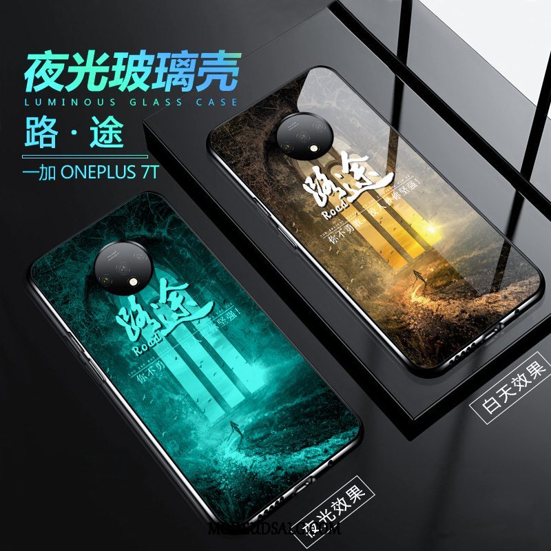 Oneplus 7t Etui Kreativ Beskyttelse Lyser Tynd Trendy