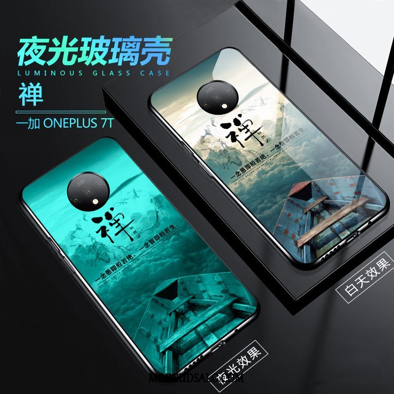 Oneplus 7t Etui Kreativ Beskyttelse Lyser Tynd Trendy