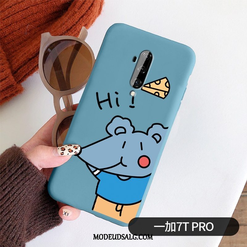 Oneplus 7t Pro Etui Cartoon Rotte Kreativ Beskyttelse Cover