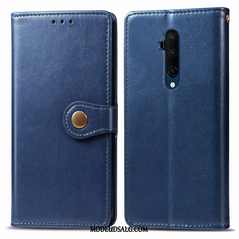 Oneplus 7t Pro Etui / Cover Folio Hængende Ornamenter Læder Beskyttelse