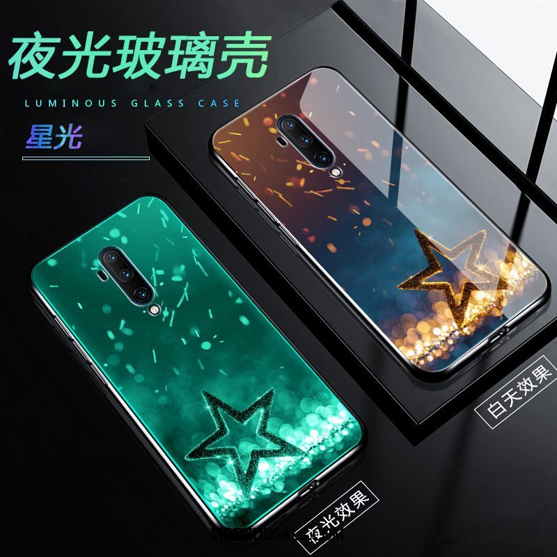 Oneplus 7t Pro Etui / Cover Glas Lyser Trend Silikone Blød