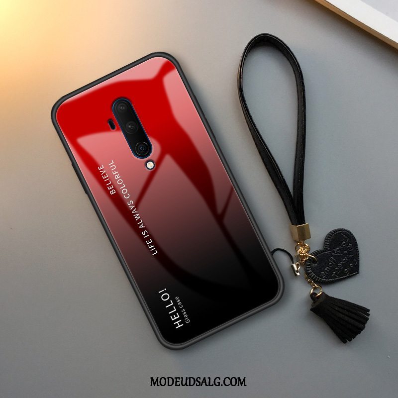 Oneplus 7t Pro Etui / Cover Kreativ Alt Inklusive Trend Rød Blød