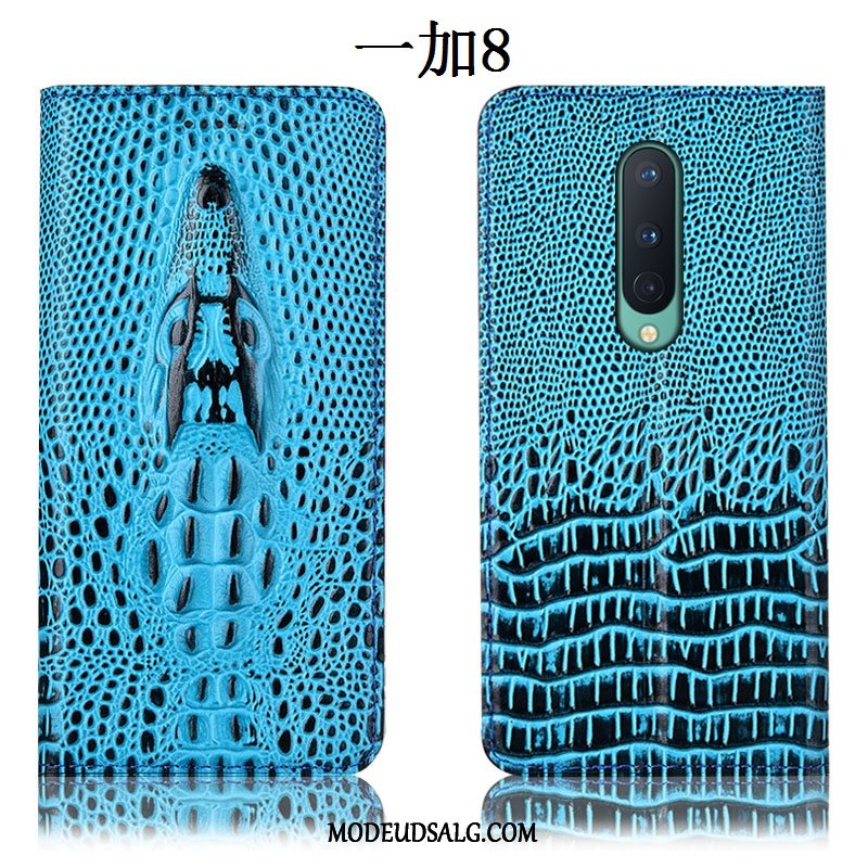 Oneplus 8 Etui Beskyttelse Anti-fald Alt Inklusive Krokodille Cover