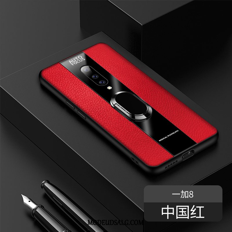 Oneplus 8 Etui Business Cover Ring Tynd Anti-fald