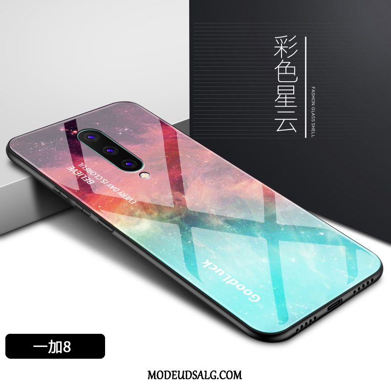 Oneplus 8 Etui / Cover Hård Hvid Anti-fald Kreativ Sort