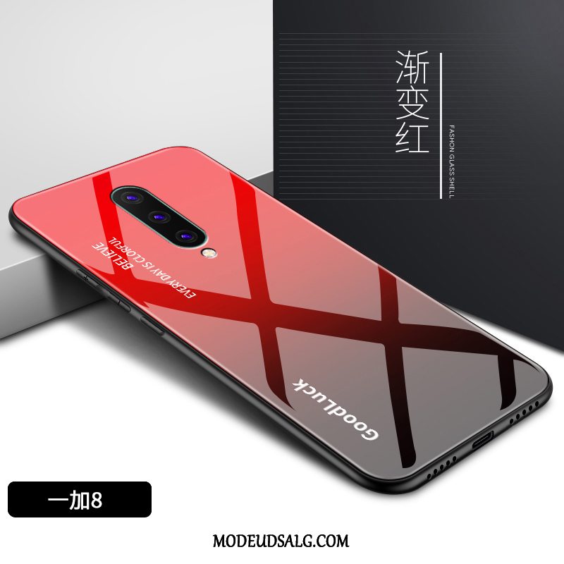 Oneplus 8 Etui / Cover Hård Hvid Anti-fald Kreativ Sort