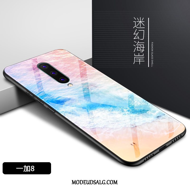 Oneplus 8 Etui / Cover Hård Hvid Anti-fald Kreativ Sort