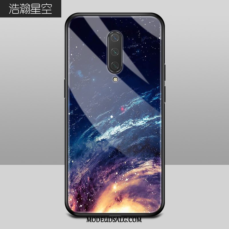 Oneplus 8 Etui Glas Silikone Trend Beskyttelse Scenery