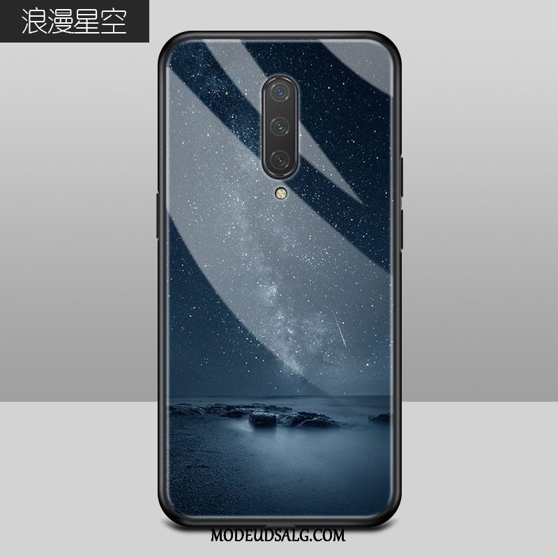 Oneplus 8 Etui Glas Silikone Trend Beskyttelse Scenery