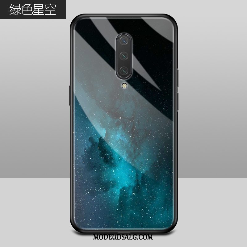 Oneplus 8 Etui Glas Silikone Trend Beskyttelse Scenery