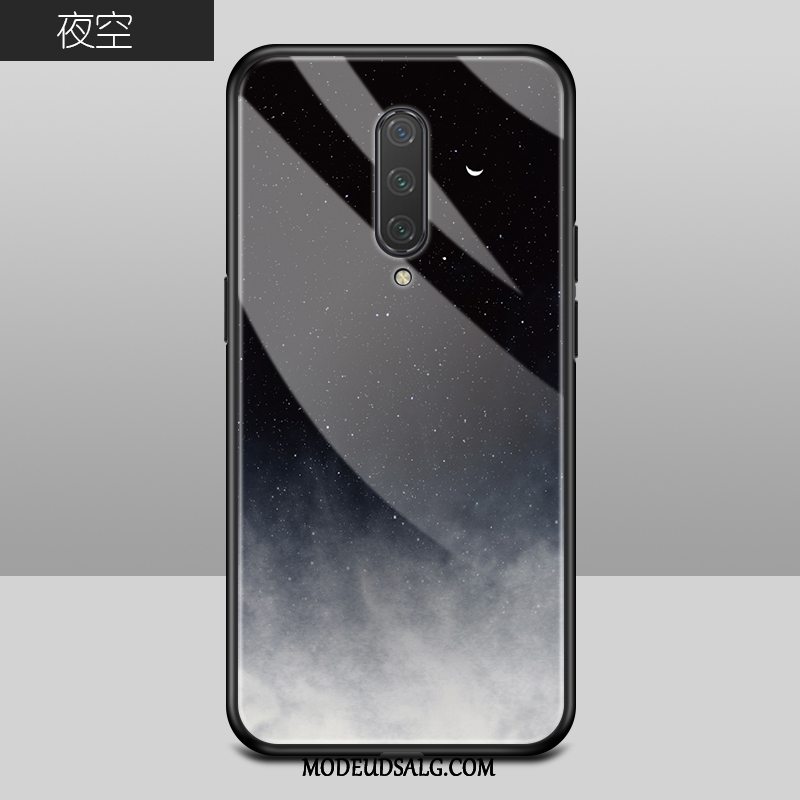 Oneplus 8 Etui Glas Silikone Trend Beskyttelse Scenery