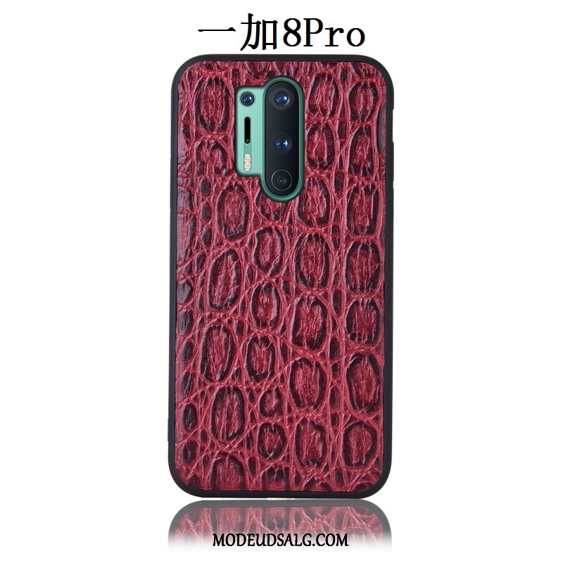 Oneplus 8 Pro Etui / Cover Lædertaske Alt Inklusive Mønster Anti-fald