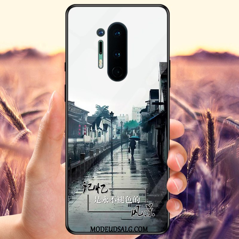 Oneplus 8 Pro Etui / Cover Tilpas Glas Simple Spejl Hærdning