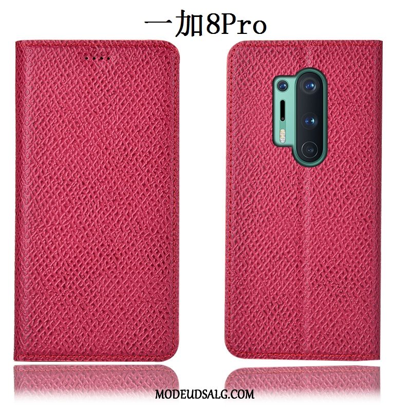 Oneplus 8 Pro Etui Mønster Lædertaske Anti-fald Alt Inklusive Cover