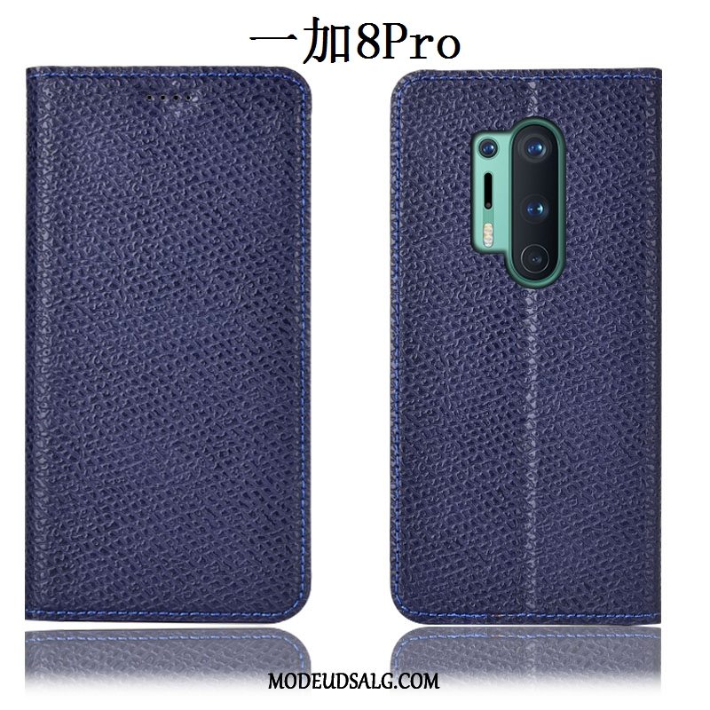 Oneplus 8 Pro Etui Mønster Lædertaske Anti-fald Alt Inklusive Cover