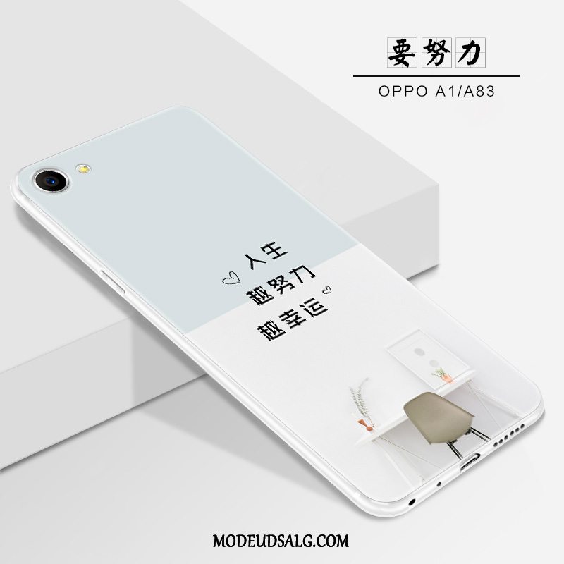 Oppo A3 Etui Alt Inklusive Anti-fald Cover Silikone Hængende Ornamenter