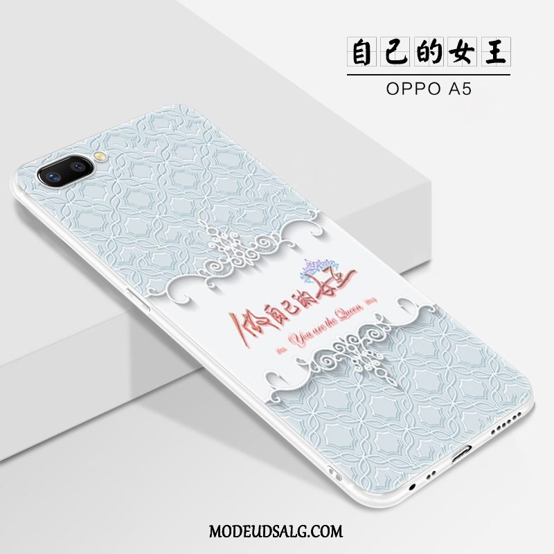 Oppo A3 Etui Alt Inklusive Anti-fald Cover Silikone Hængende Ornamenter