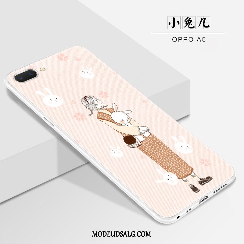 Oppo A3 Etui Alt Inklusive Anti-fald Cover Silikone Hængende Ornamenter