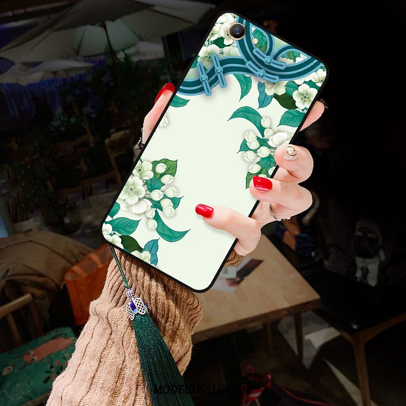 Oppo A3 Etui Anti-fald Beskyttelse Blød Blomster Trend