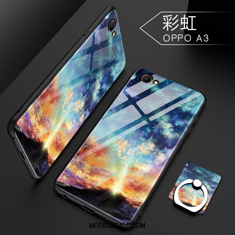 Oppo A3 Etui Trend Blød Nubuck Beskyttelse Membrane