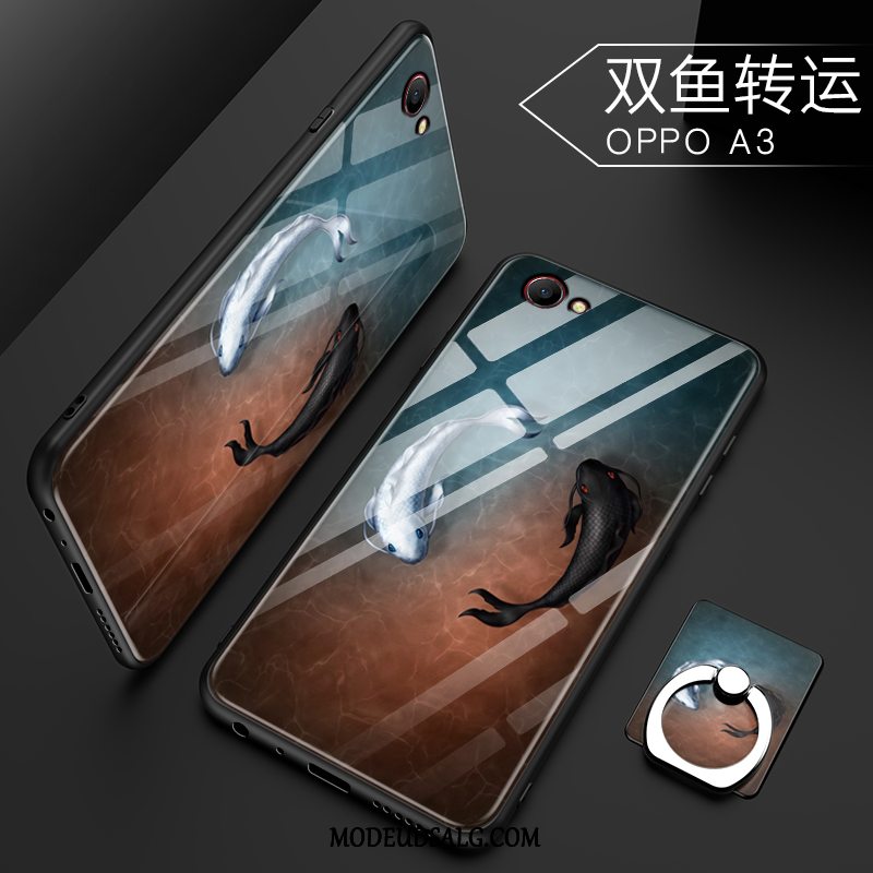 Oppo A3 Etui Trend Blød Nubuck Beskyttelse Membrane