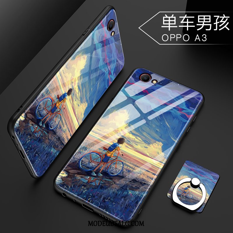 Oppo A3 Etui Trend Blød Nubuck Beskyttelse Membrane