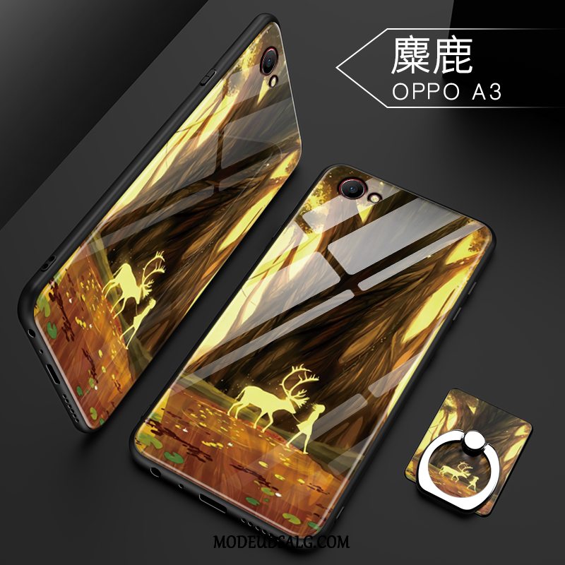 Oppo A3 Etui Trend Blød Nubuck Beskyttelse Membrane