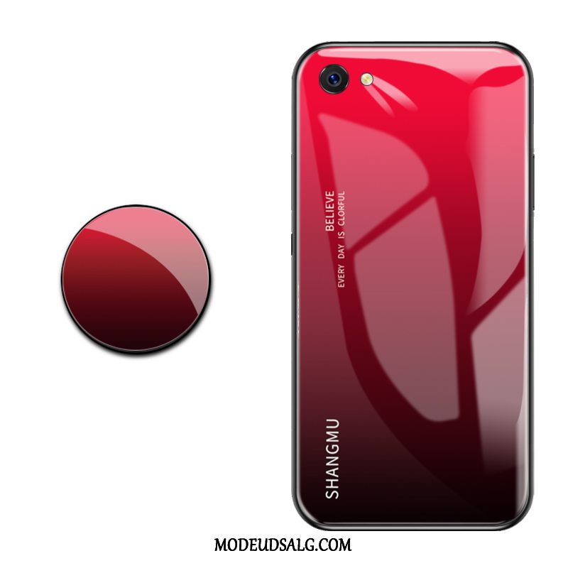 Oppo A3 Etui Trendy Anti-fald Spejl Glas Net Red