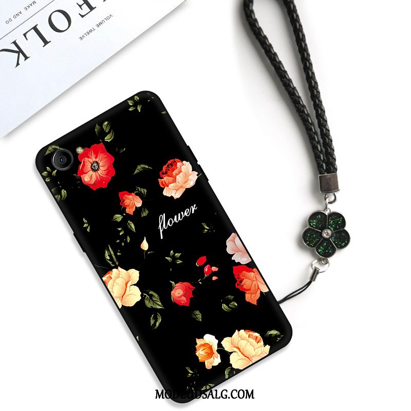 Oppo A3 Etui Vintage Simple Silikone Kreativ Blomster