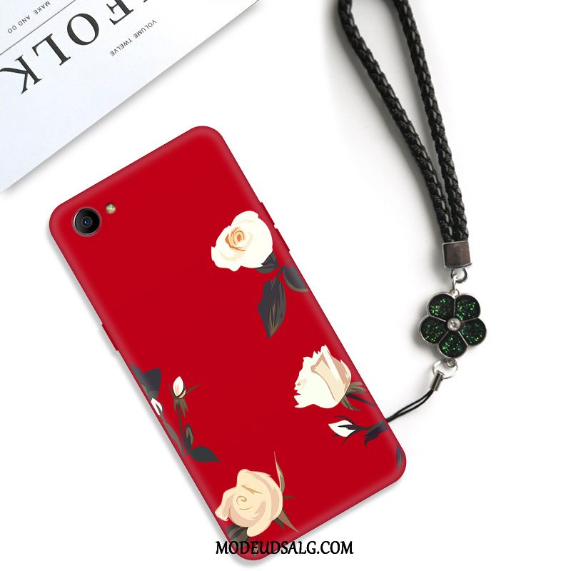 Oppo A3 Etui Vintage Simple Silikone Kreativ Blomster