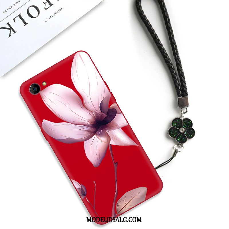 Oppo A3 Etui Vintage Simple Silikone Kreativ Blomster