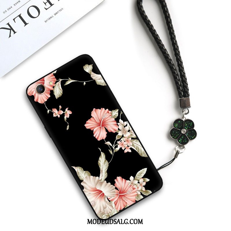 Oppo A3 Etui Vintage Simple Silikone Kreativ Blomster