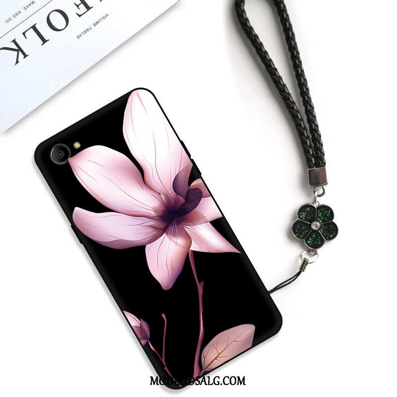 Oppo A3 Etui Vintage Simple Silikone Kreativ Blomster