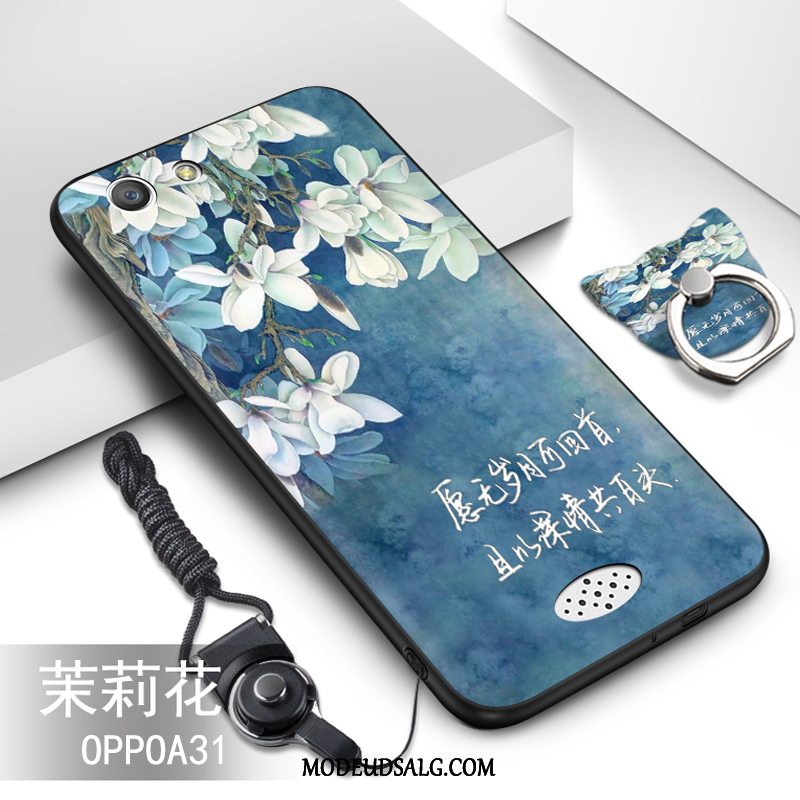 Oppo A31 Etui Anti-fald Grøn Cover Beskyttelse Hængende Ornamenter