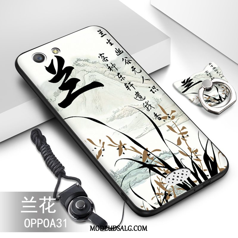 Oppo A31 Etui Anti-fald Grøn Cover Beskyttelse Hængende Ornamenter